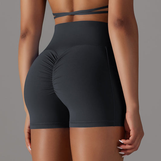 La Maison De Evolve Scrunch Biker Shorts