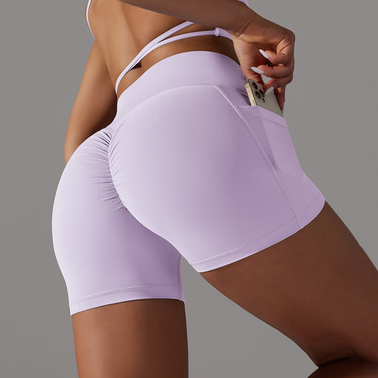 La Maison De Evolve Scrunch Biker Shorts