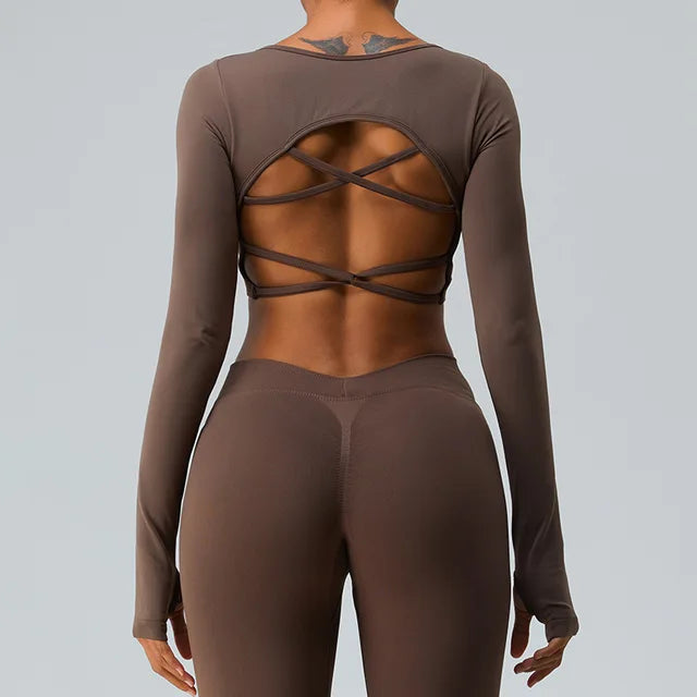 La Maison Evolve Sport Crop top with straps