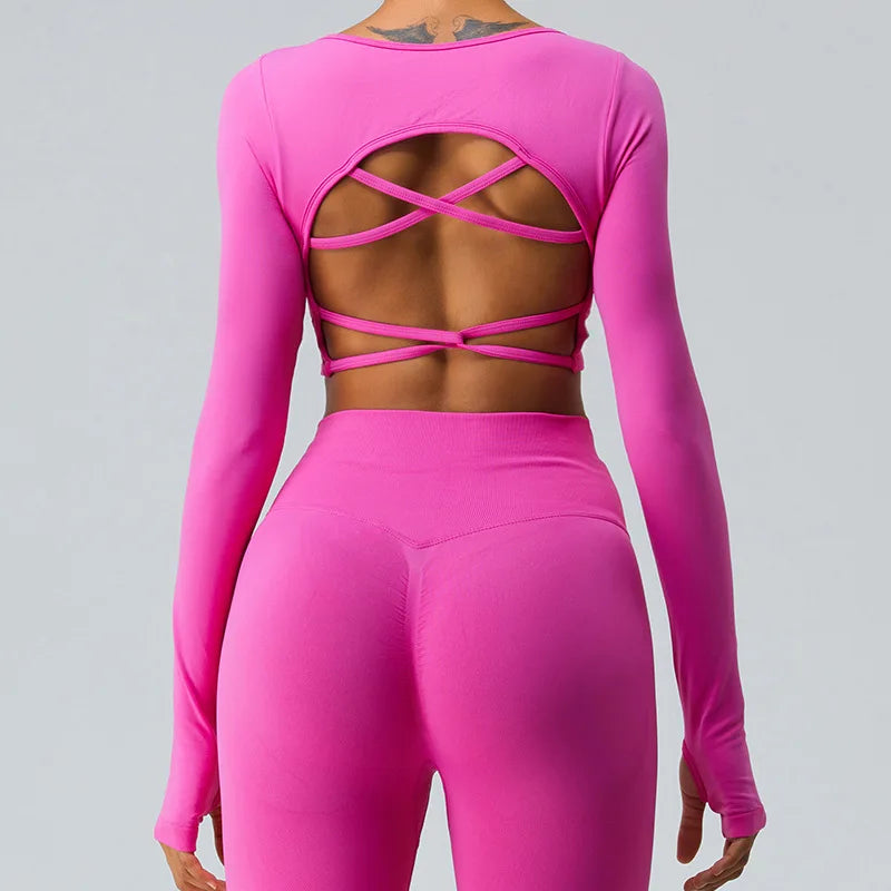 La Maison Evolve Sport Crop top with straps