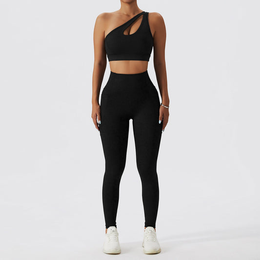 La Maison De Evolve Cut out Sport Bra with Yoga Pants Set